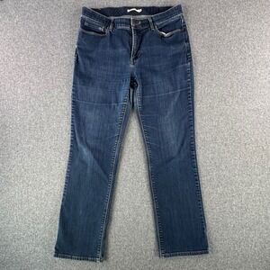 Levi's Jeans Womens 16 525 Perfect Waist Straight Blue Dark Wash‎ Stretch Denim